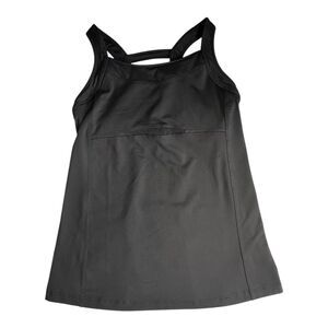 Athleta Womens Black Round Neck Racerback Strap Pullover Tank Top Size‎ Small